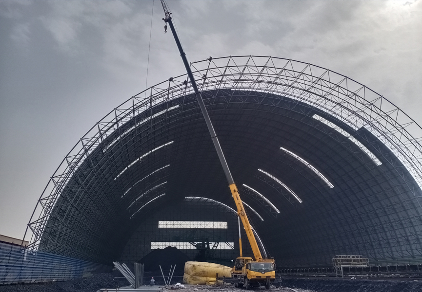 铜陵海螺四个堆场封闭