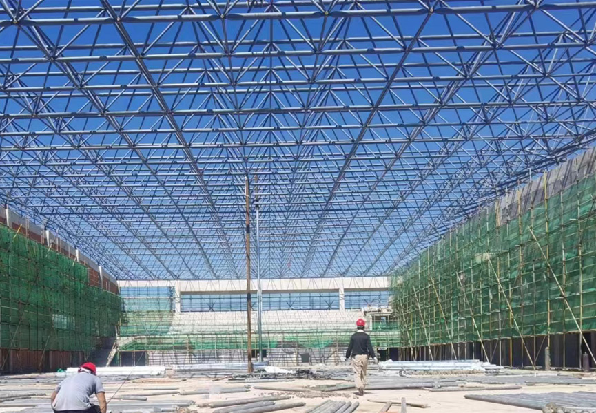 芜湖职业技术学院体育馆南校区屋面网架工程项目